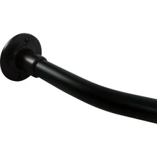 Charlotte Towel Ring, Matte Black by Stone Harbor Hardware