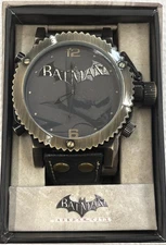 NIB DC Comics Batman Arkham City Accutime Watch