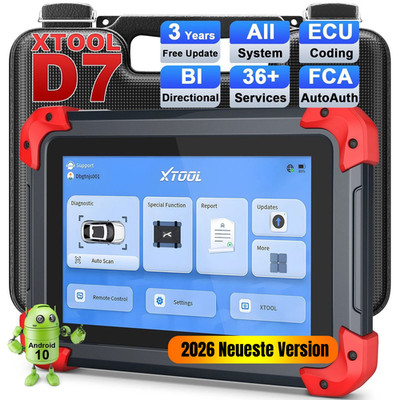 XTOOL D7 Auto OBD2 Diagnosegerät Active Test OE-Level vollständige Systemdiagnos