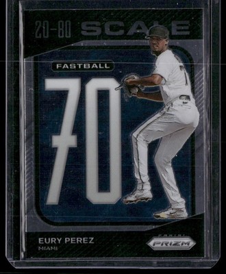 2023 Panini Prizm #SC12 Eury Perez 20-80 Scale
