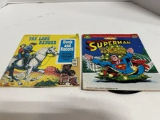 Peterpan Lone Ranger & Superman Record Lot