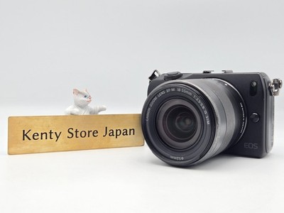 [N.MINT] Canon EOS M Black Digital Camera + EF-M 18-55mm From Japan