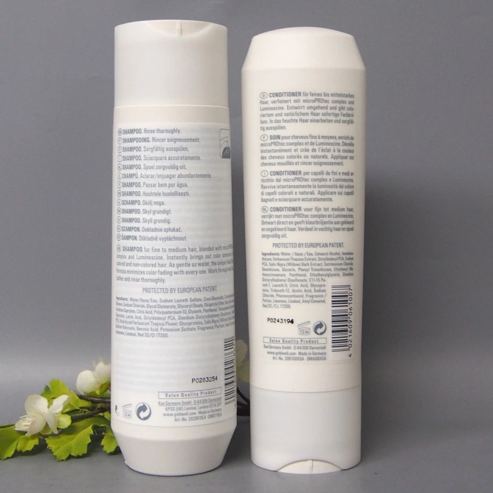 Champú y acondicionador Goldwell Dualsenses Color Brilliance 250 ml / 200 ml Foto 2 de 4