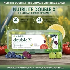 Nutrilite Double X Multivitamin Daily Vitamins Minerals & Phytonutrients