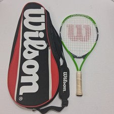 Wilson Roger Federer 23 Inch Youth Tennis Racquet Full Cover Case Kids Sports