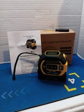 3-in-1 Laser Tape Measure with Large LCD Display Digital Laser Measurement Tool