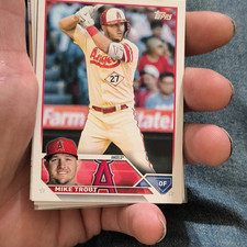 Topps Series One Mike Trout Angels MLB Baseball Trading Card Lot
