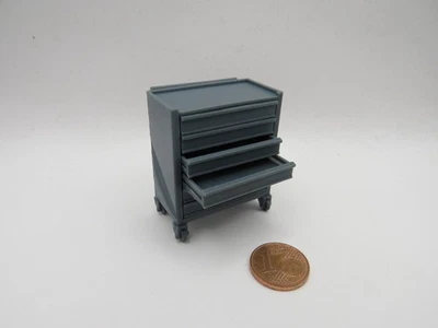 IMPERIAL-MODELLBAU Werkzeugwagen Typ 2, für Kfz. Werkstatt, Auto-Modellbau, Maßstab 1:18