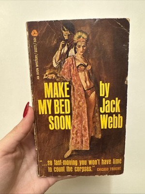 Make My Bed Soon -- Jack Webb  vintage Avon murder mystery