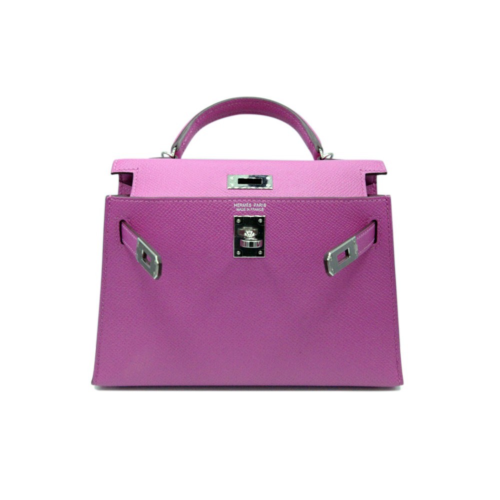 Hermes Mini Kelly 20 Epsom Magnolia Handbag, PHW 2018 image 3