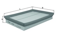 Mahle Luftfilter LX 3694 Filtereinsatz FüR MG Magentis UN KIA Carens 2 3 Cvvt