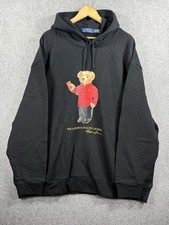 Polo Ralph Lauren Black Lunar New Year Polo Bear Fleece Hoodie 3XB NEW