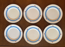 Set of 6 Vintage 1987 Fisher Price Fun Food Dinnerware Replacement Plates 2107