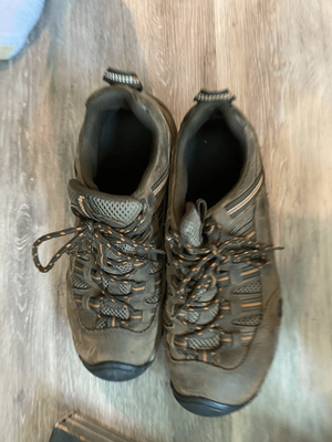 Mens KEEN Targhee Vent Trail Hiking Outdoor Brown Leather  display picture 1