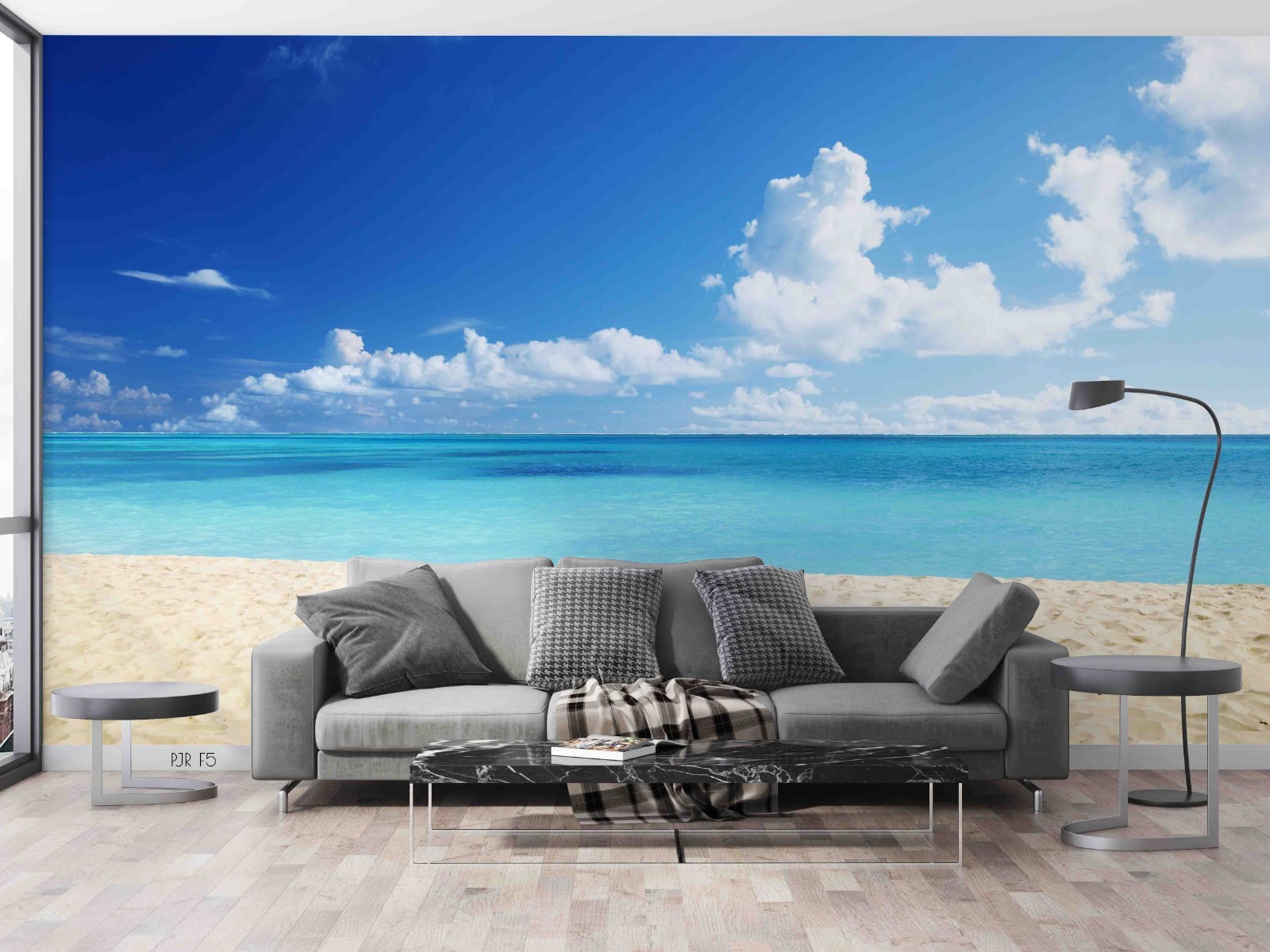 3D Sky Sea Beach Landscape Wall Murals Wallpaper Murals Wall Sticker