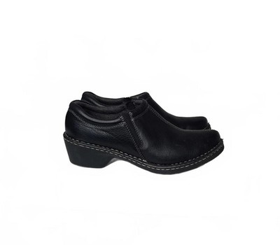 Eastland Amore Women's Black Leather Slip-On Shoes Size 11W