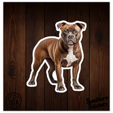 Staffordshire Bull Terrier - Vinyl Decal Sticker - Car Window Laptop - ebn12165