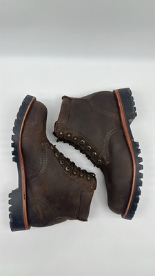 L.L.Bean Katahdin Iron Works Boots Men\'s 13 Brown Leather Lace-Up Waterproof L.L. Bean Katahdin Iron Works Engineer Boots- resoled and re  main image 4
