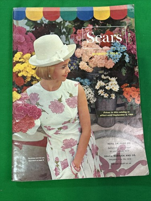 #ad Sears Catalog 1964 Summer Philadelphia Edition Midcentury 60s Southern Fashion $29.96