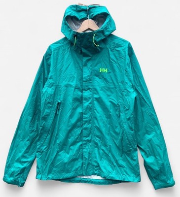 Helly Hansen Herren grüner leichter Regenmantel Jacke - Medium