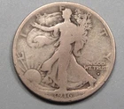 Key-date 1916-D WALKING LIBERTY Half Dollar.  #109