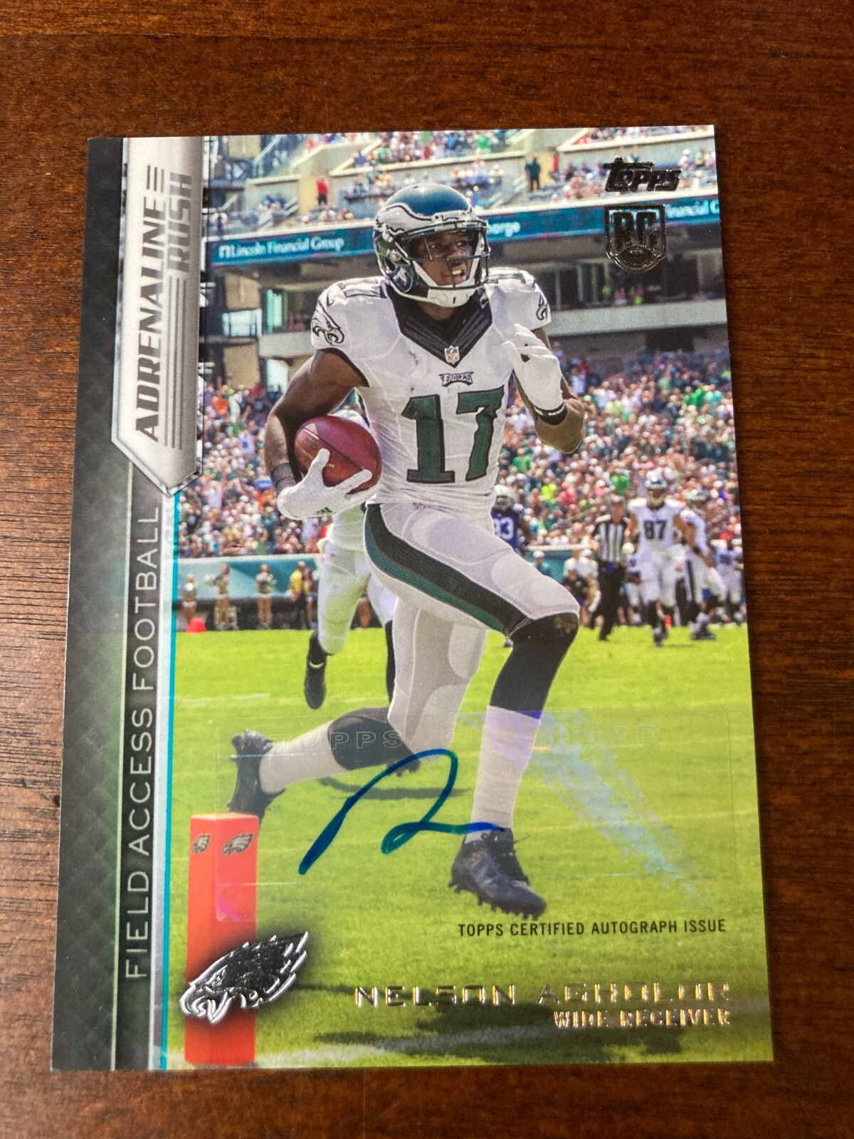 Nelson Agholor Topps Definitive Rookie Autograph #NA Base