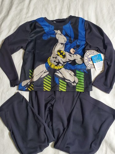 Batman DC Comics Boys Pajama Set Black Size Small 6/7 Top & Bottom