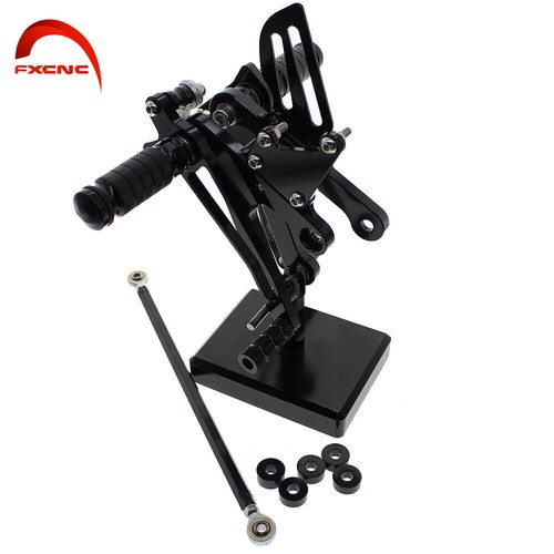 CNC Rearsets Footrest Foot Pegs Pedals For Honda NSR250 MC21 1990-1991 1992 1993 - Picture 2 of 6