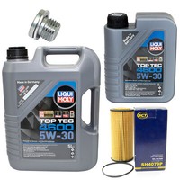 MotoröL Set 4600 5W-30 Liqui Moly + ÖLfilter SH 4079 P FüR VW Passat Alltrack