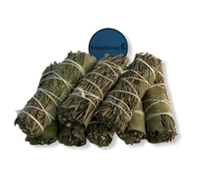 NESSASTORES - Rosemary + Eucalyptus Smudge Incense 4" Bundle #JC-201 (3 pcs)