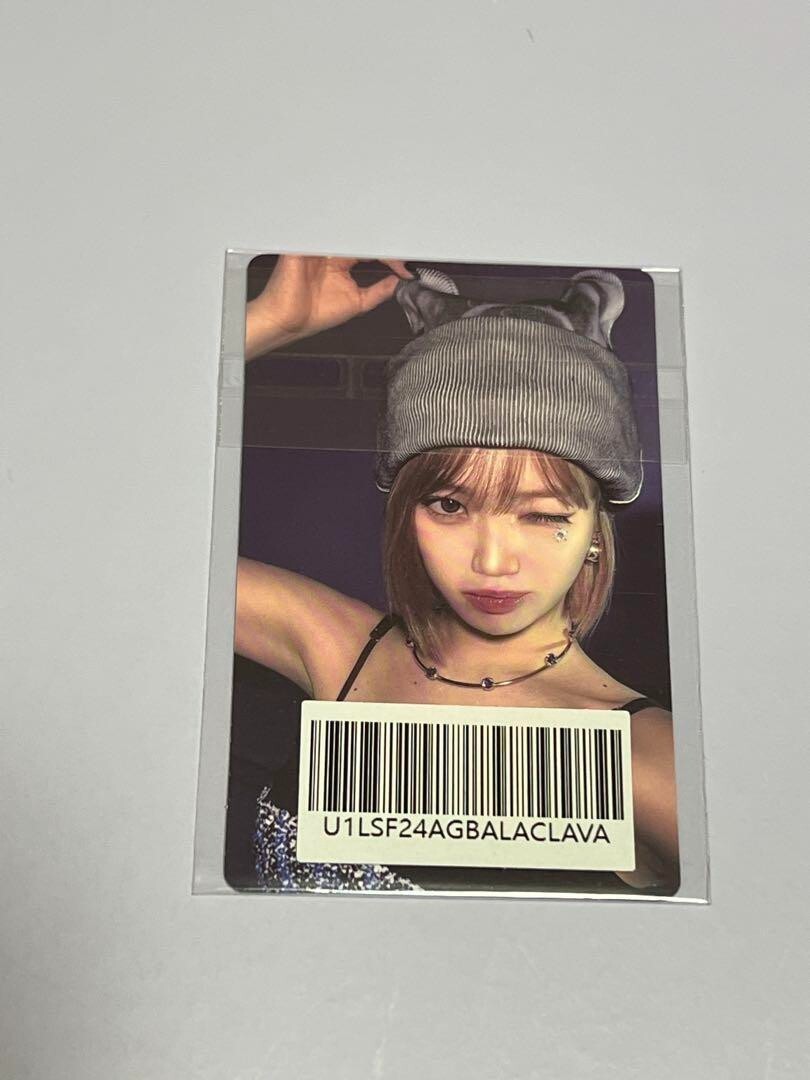 LE SSERAFIM CRAZY BALACLAVA 購入特典　チェウォン jp.ktown4u.com : LE SSERAFIM - ミニアルバム4集 [CRAZY