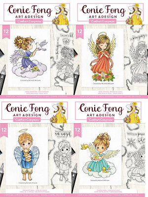 Conie Fong Engel Inspiration Photopolymer Stempel & Stanze von Crafters Companion