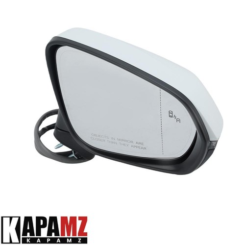 Par de espejos retrovisores eléctricos punto ciego para Lexus RX350 RX350L RX450h RX450hL 2016-22 blanco - Imagen 12 de 15