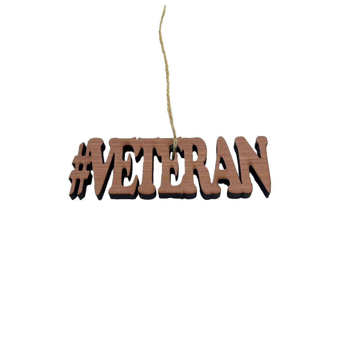 Cedar #Veteran - Cedar Ornament Cedar #Veteran - Cedar Ornament