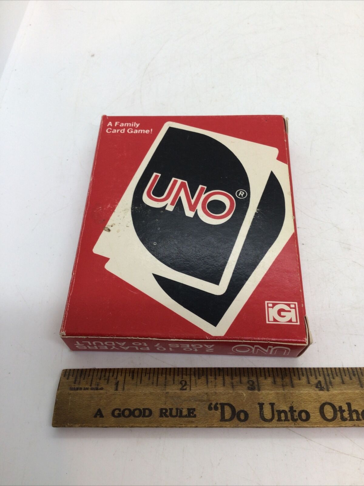 1979 UNO Card Game Complete in Original Plastic Box 