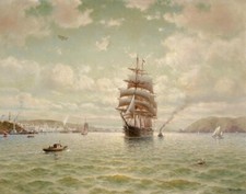 William Coulter San Francisco Bay With The 1915 Pan Pacific Exposition Beyond