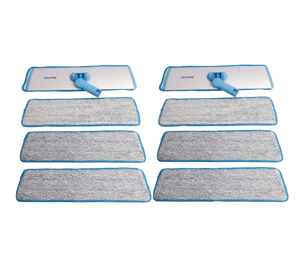 Dusting Flat 2 Mop 18 In. Microfiber Dual Sided With Strong Steel