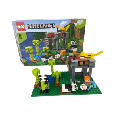 Lego Minecraft 21158 Das Panda-Kinderzimmer 100% komplett mit Karton und Anleitung