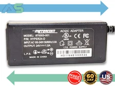 Hypercom Metercom 870003-001 100-240V 0.8A ITE Power Supply Cord AC/DC Adapter