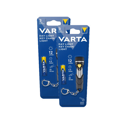2x Varta Taschenlampe LED Day Light Key Chain inkl. 1x AAA Batterien 16605