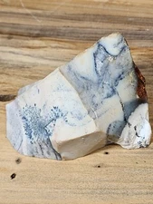 462g/16.2oz Stunning Natural White Dendritic Opal Free Form Rough T147