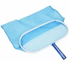 SUKKI Heavy Duty Pool Net Deep Bag Pool Skimmer Leaf Cleaning Pool Rake Fine New