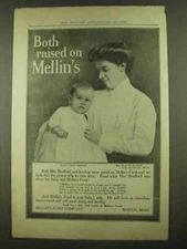 1912 Mellin's Food Ad - Both Raised on Mellin's