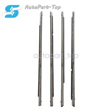 4pcs Chrome Front Rear Door Belt Moulding For Toyota Camry 2002-2006