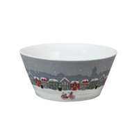 "Krasilnikoff: MüSlischüSsel, Schale \"Riding In The City\" 13 X 6 Cm Weihnachten"