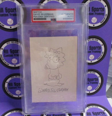 David Silverman Autographed Index Card Signed PSA Certified