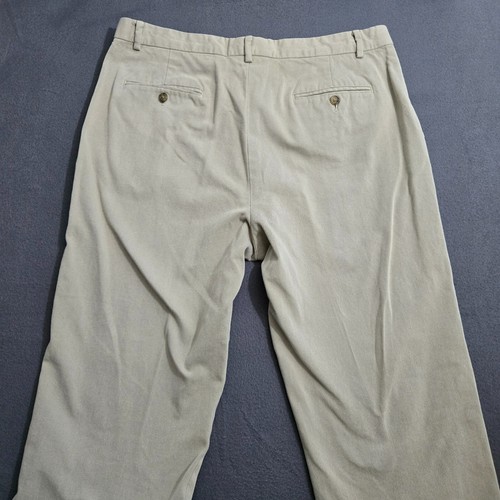 J. Crew Men 35X30 Tan Straight Leg Chino Pants 100% Cotton - Picture 4 of 12