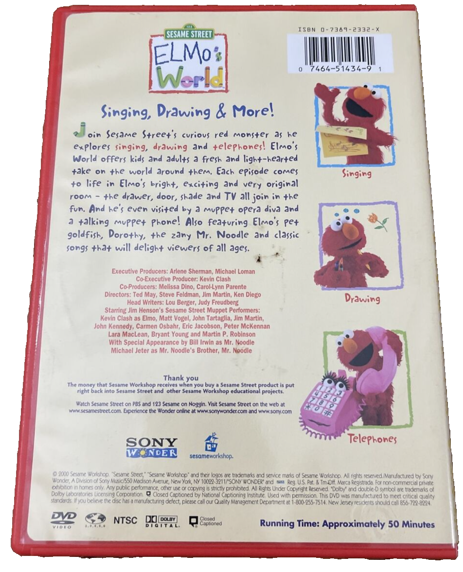 その他 Elmo&#39;s World - Singing Drawing &amp; More [DVD] [Import] p706p5g Sesame Street Elmos World Singing Drawing And More DVD
