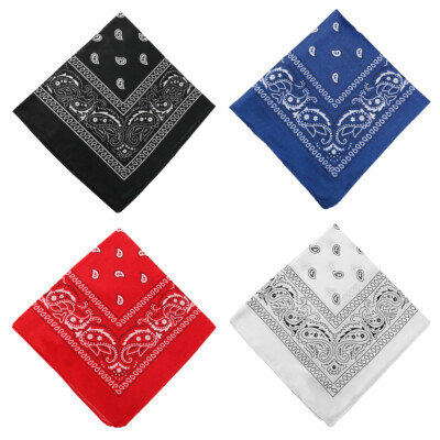 Bandanas Scarf, Multifunction Headwear Bandana Cycling Headband Handkerchief (Bl