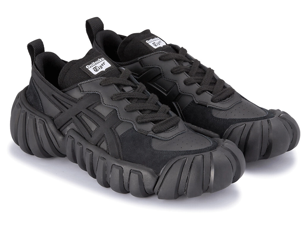 ◆onitsuka tiger◆ Dentigre LS 1183B421_200 Onitsuka Tiger DENTIGRE LS BLACK/BLACK 1183B421.001 UNISEX